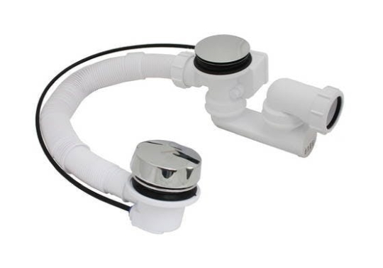 Riho Badewannensiphon chrom 208867