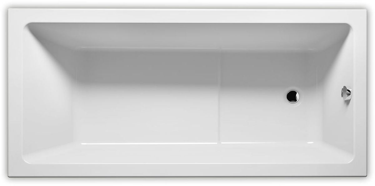 Riho Lusso Rechteckige Badewanne 170x80 cm weiß B006001005