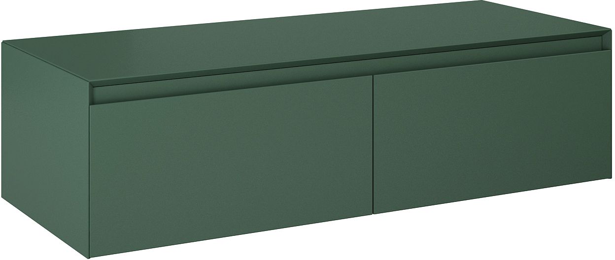 Elita Split Slim Schrank mit Arbeitsplatte 120x45.8x31.9 cm Seitenschrank hängend grün RE081204057010