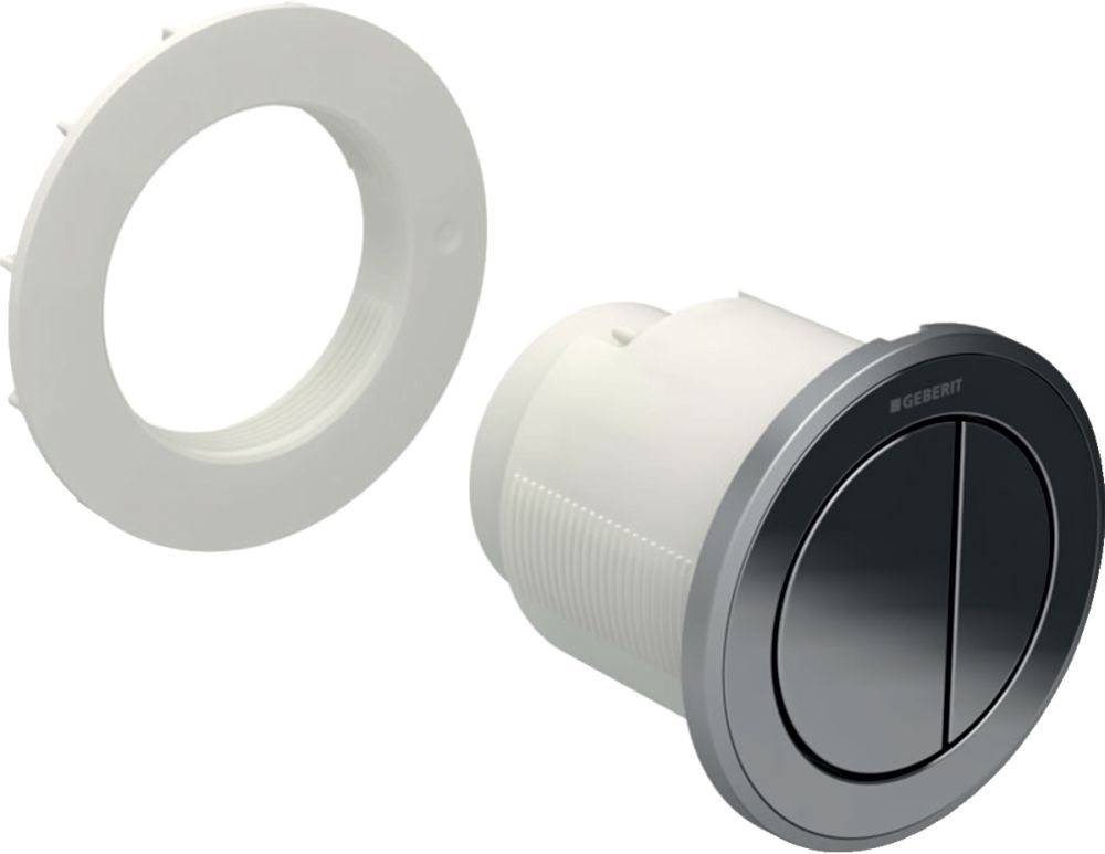 Geberit Typ 10 Betätigungsplatte für Toilette stahl 116.057.SN.1