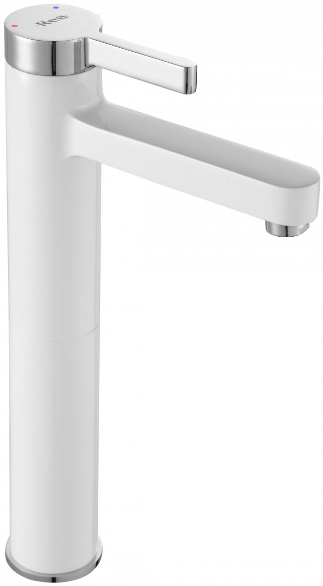 Rea Polo waschbeckenhahn stehend chrom-weiß REA-B9942