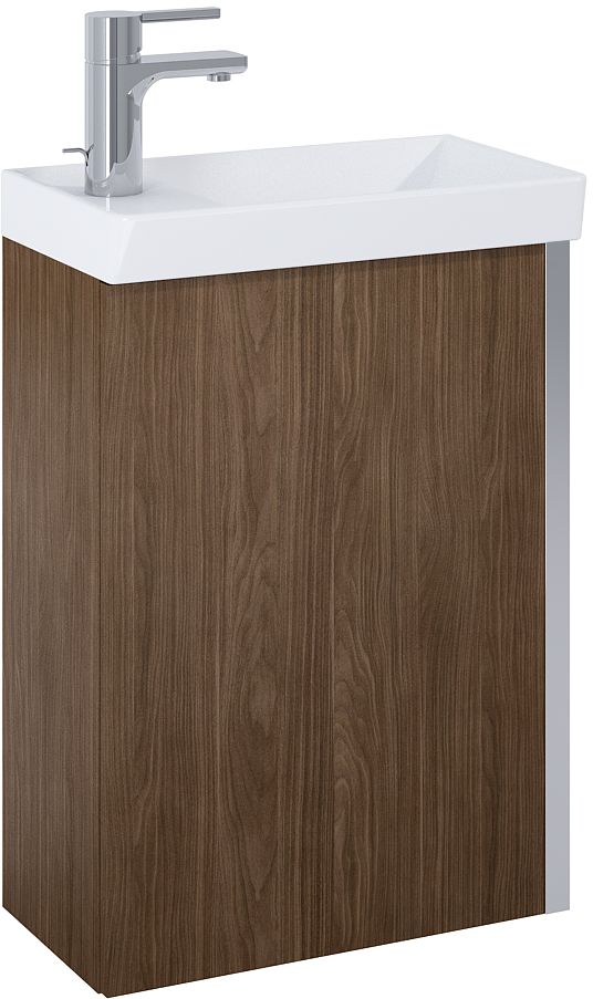 Elita Spring Waschbecken mit Unterschrank 45.5 cm nuss RE020450137060