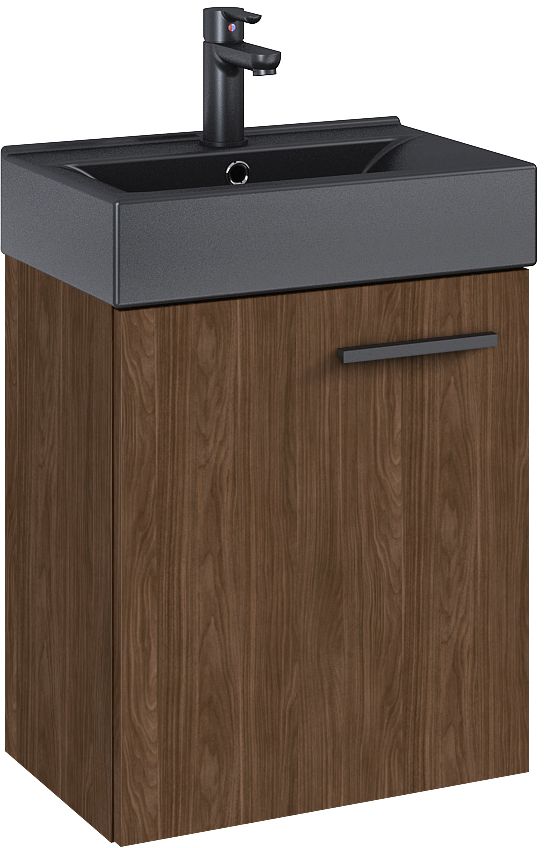 Elita Tiny Waschbecken mit Unterschrank 45 cm nuss RE020450157060