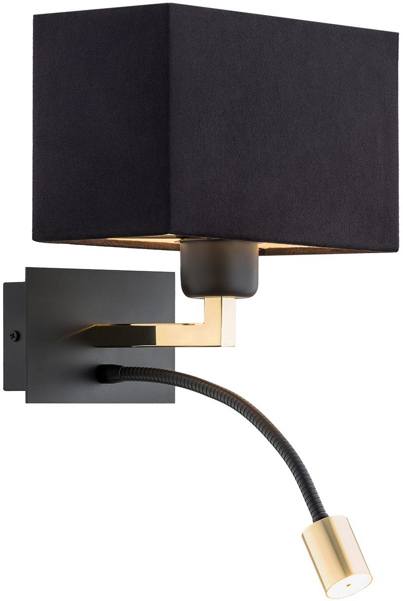 Argon Bill Leuchter 2x15 W schwarz-messing 1042