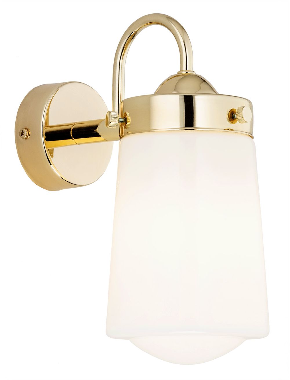 Argon Pasadena Leuchter 1x15 W weiß-messing 4717