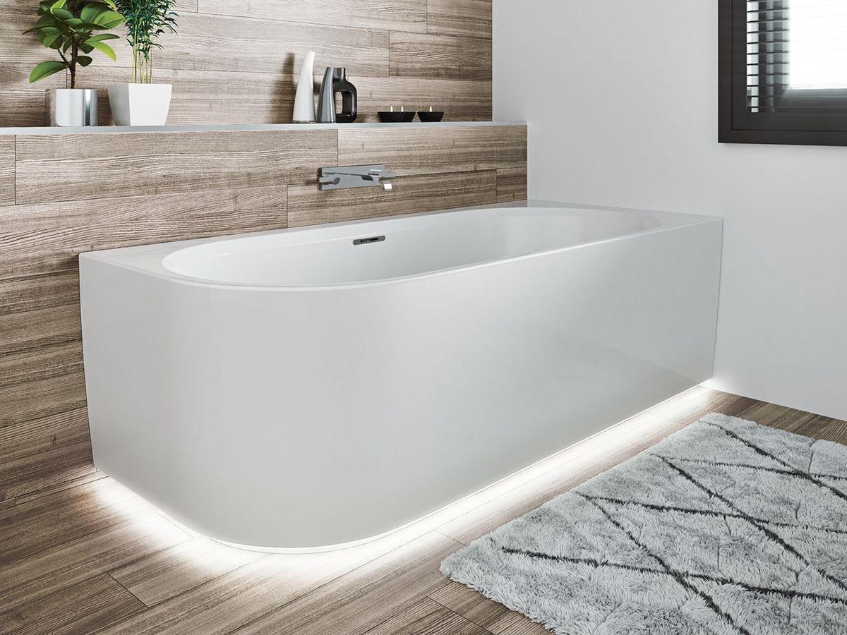 Riho Desire Eckbadewanne 184x84 cm rechteckig weiß B088002005