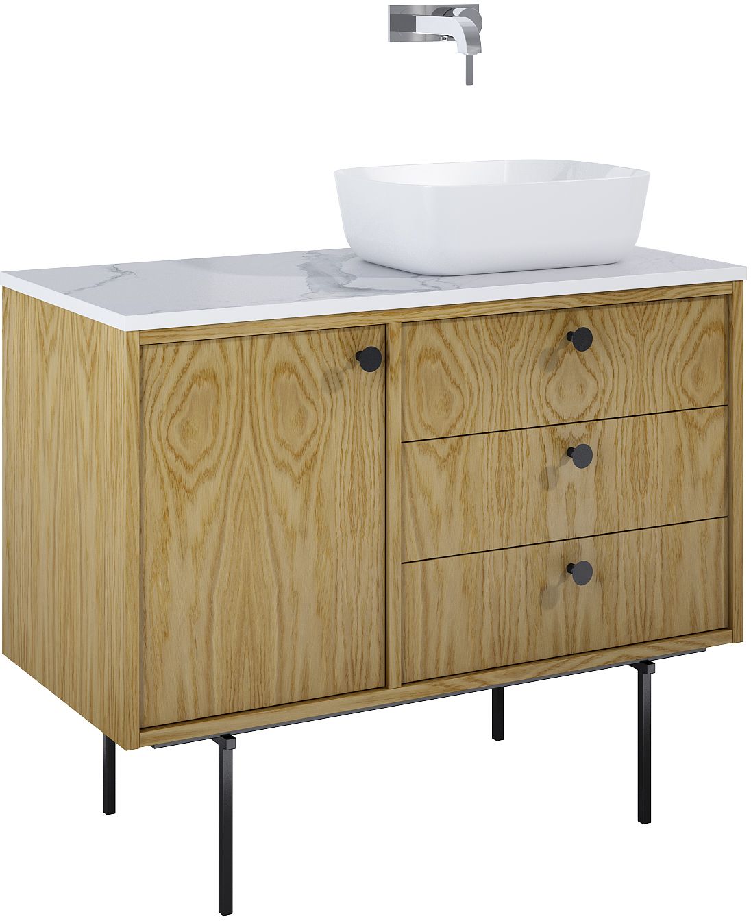 Elita Legacy Kabinett 100x45.6x54 cm Unterschrank hängend eiche RE011001096690