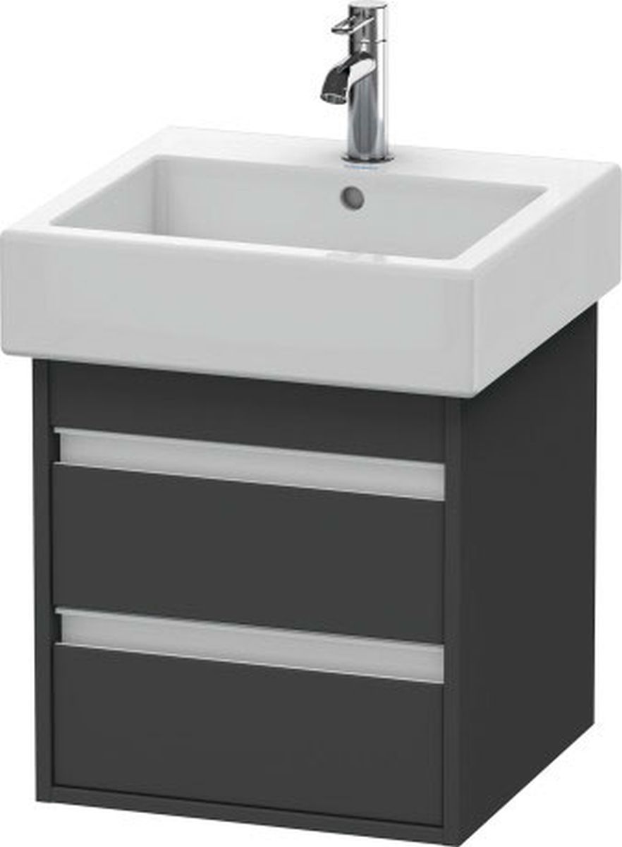 Duravit Ketho Kabinett 45x44x48 cm Unterschrank hängend graphit KT663504949