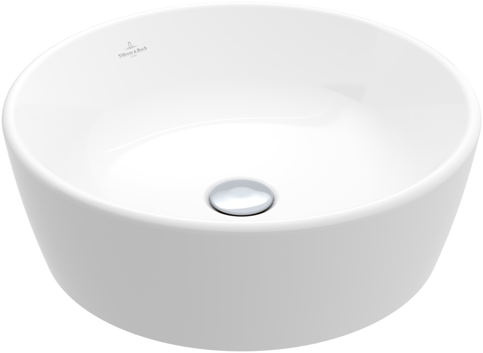 Villeroy & Boch Architectura Waschbecken 45x45 cm rund Aufsatzwaschbecken weiß 5A254501