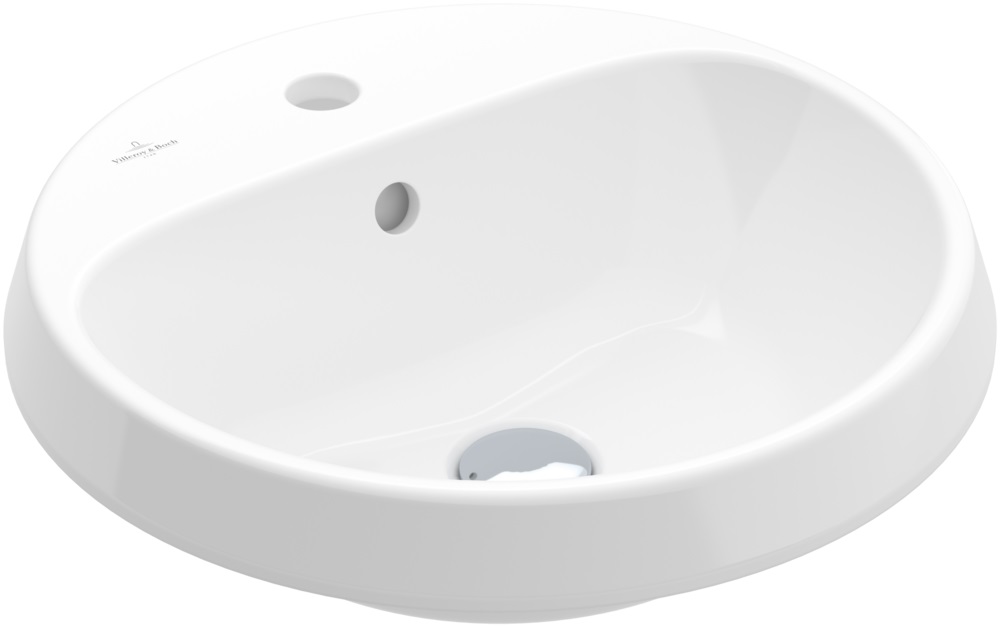 Villeroy & Boch Architectura Waschbecken 45x45 cm rund Einbauwaschbecken weiß 5A6545R1
