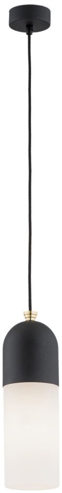 Argon Burgos Pendelleuchte 1x15 W schwarz-opal 4213