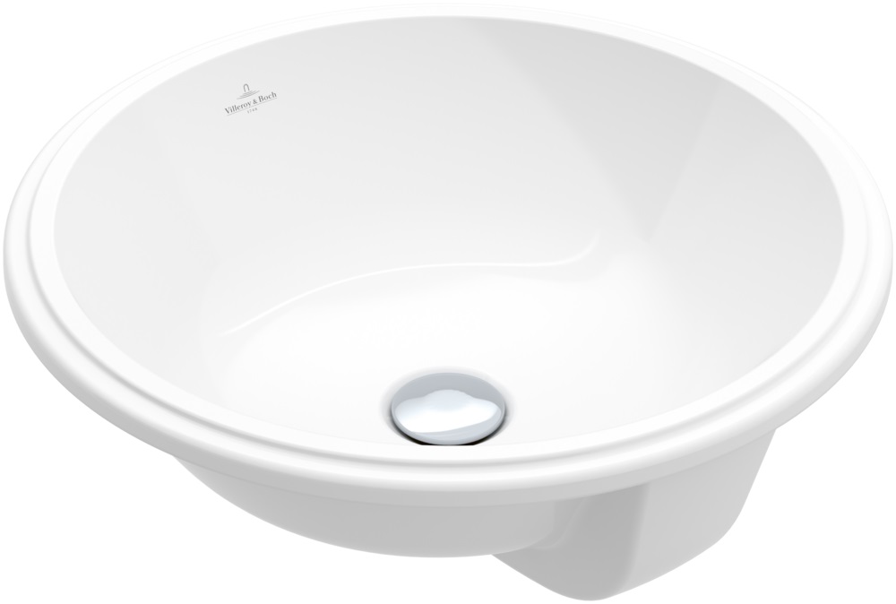 Villeroy & Boch Architectura Waschbecken 40x40 cm rund Unterbauwaschbecken weiß 5A7545R1