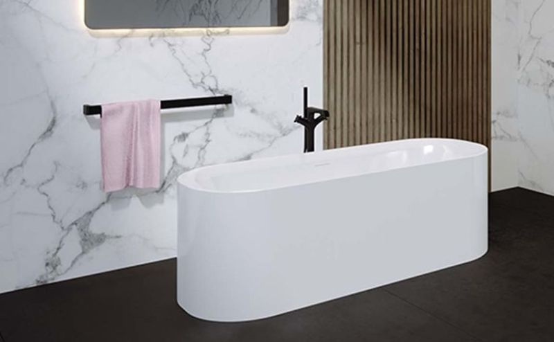 Riho Devotion Freistehende Badewanne 180x71 cm oval weiß B095001005