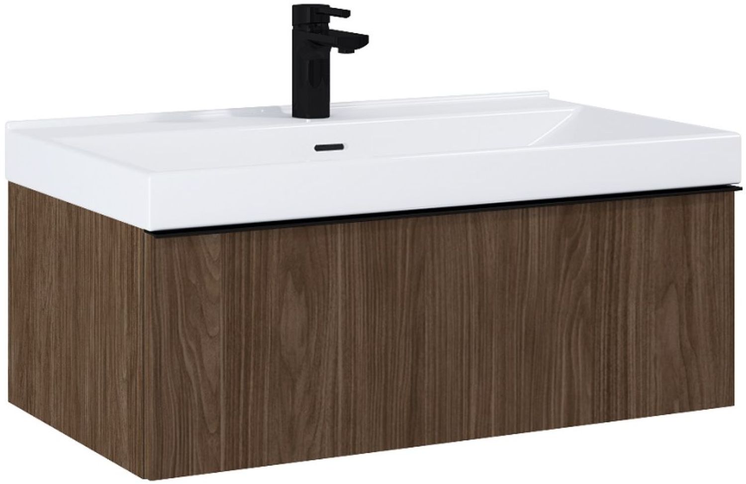 Elita Look Kabinett 80x44.9x28.1 cm Unterschrank hängend nuss RE010803027060