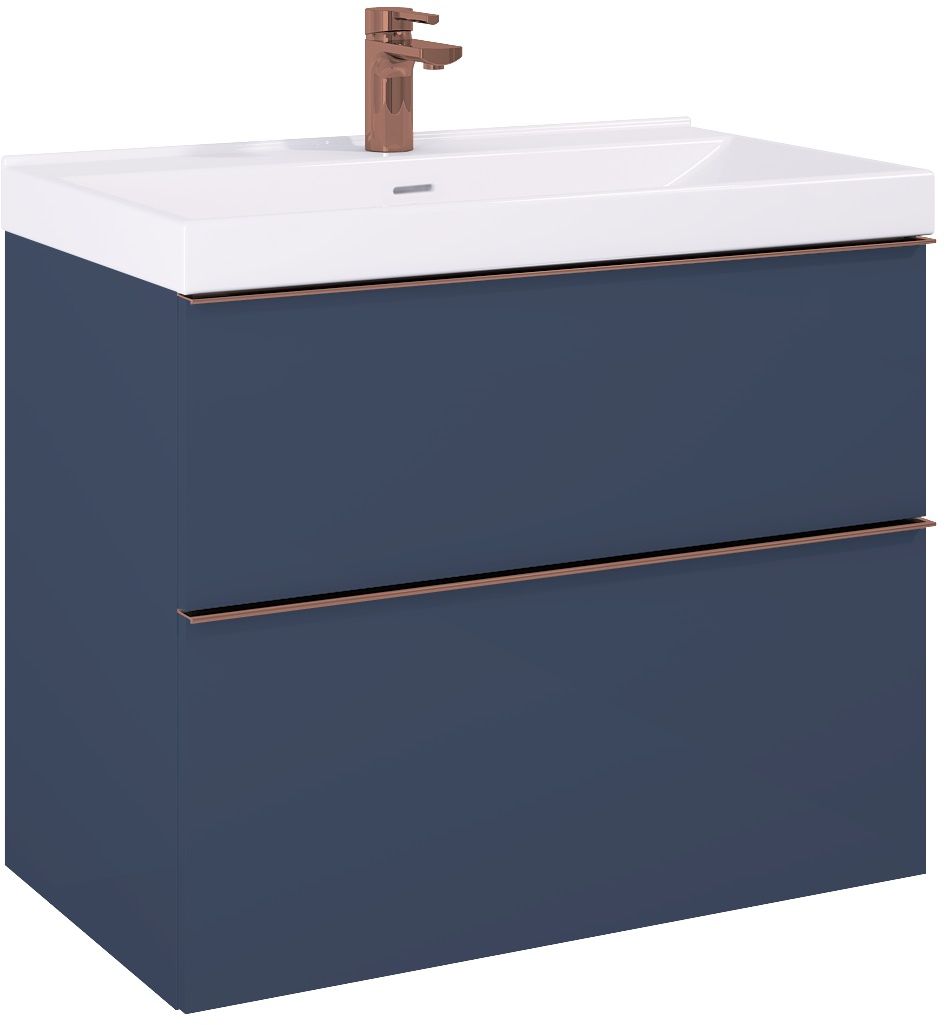 Elita Look Kabinett 80x44.9x63.5 cm Seitenschrank hängend blau RE010801027030