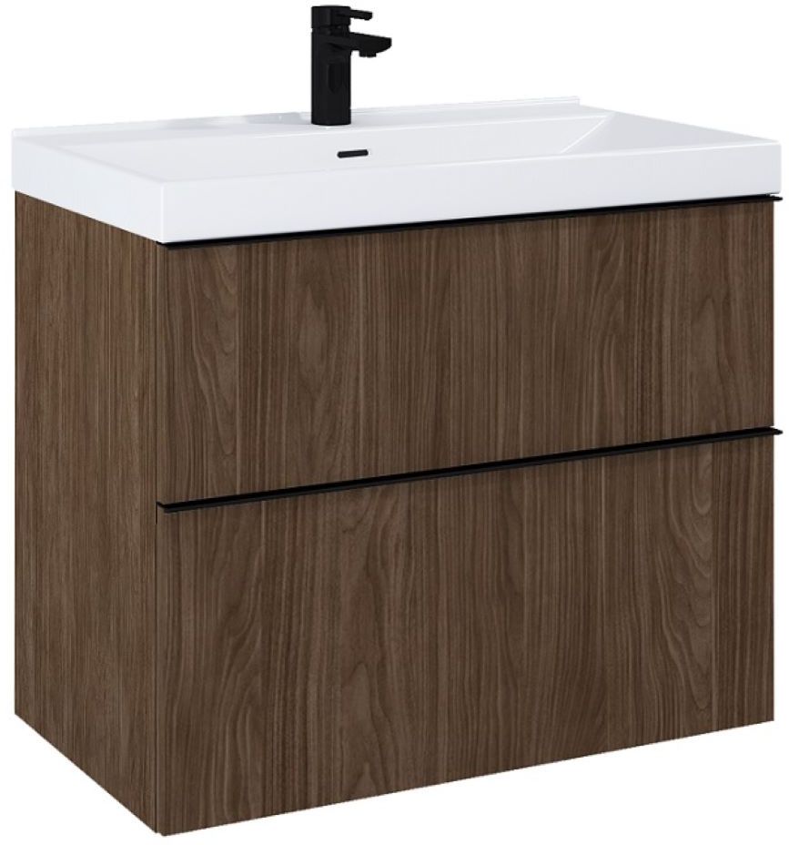 Elita Look Kabinett 80x44.9x63.5 cm Unterschrank hängend nuss RE010801027060