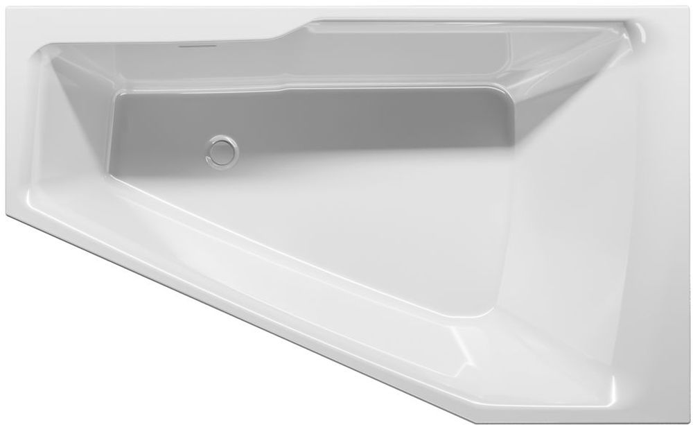 Riho Rethink Space Eckbadewanne 160x75 cm linksseitig weiß B112001005