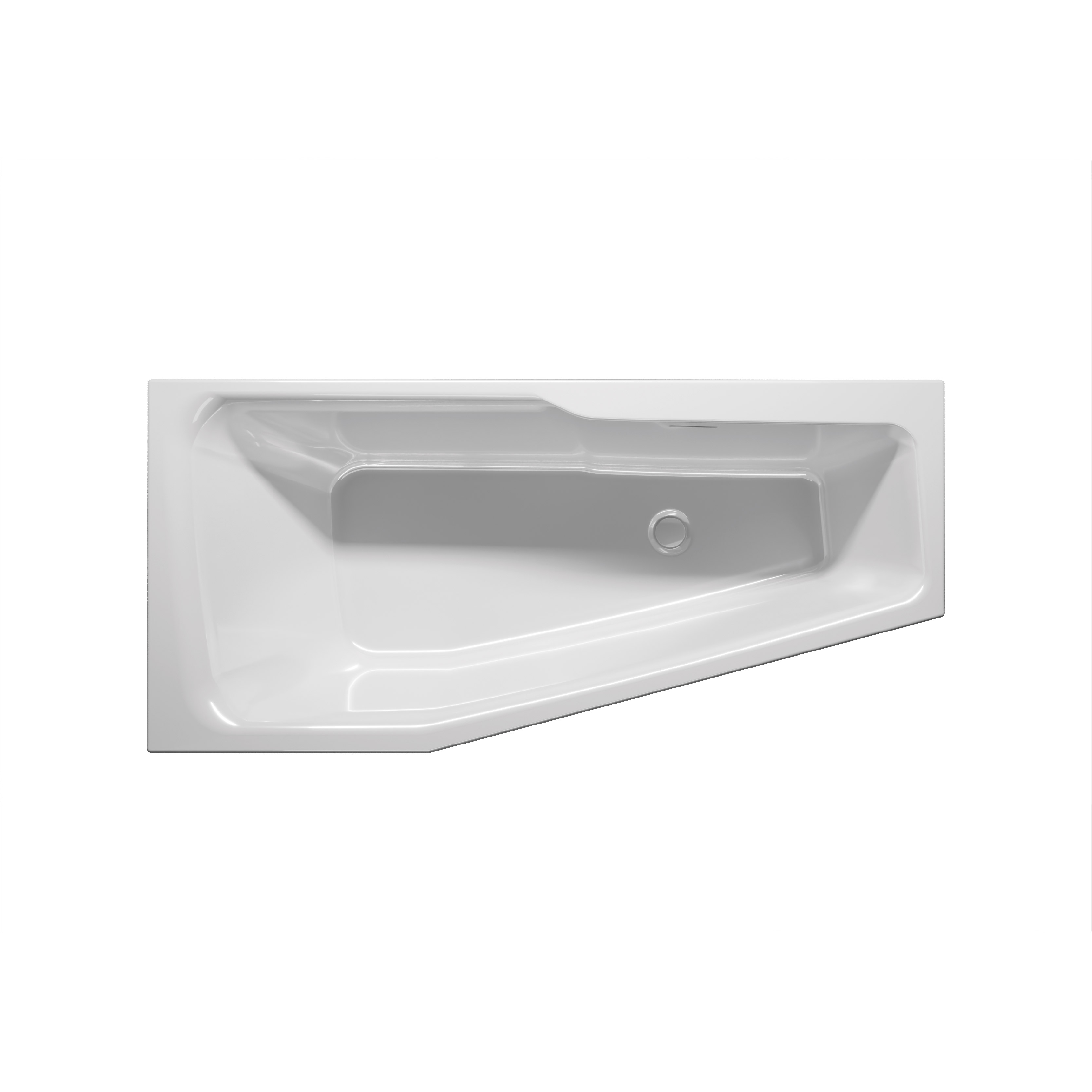Riho Rethink Space Plug&Play Badewanne mit Verkleidung 160x75 cm rechtsseitig weiß B111005005