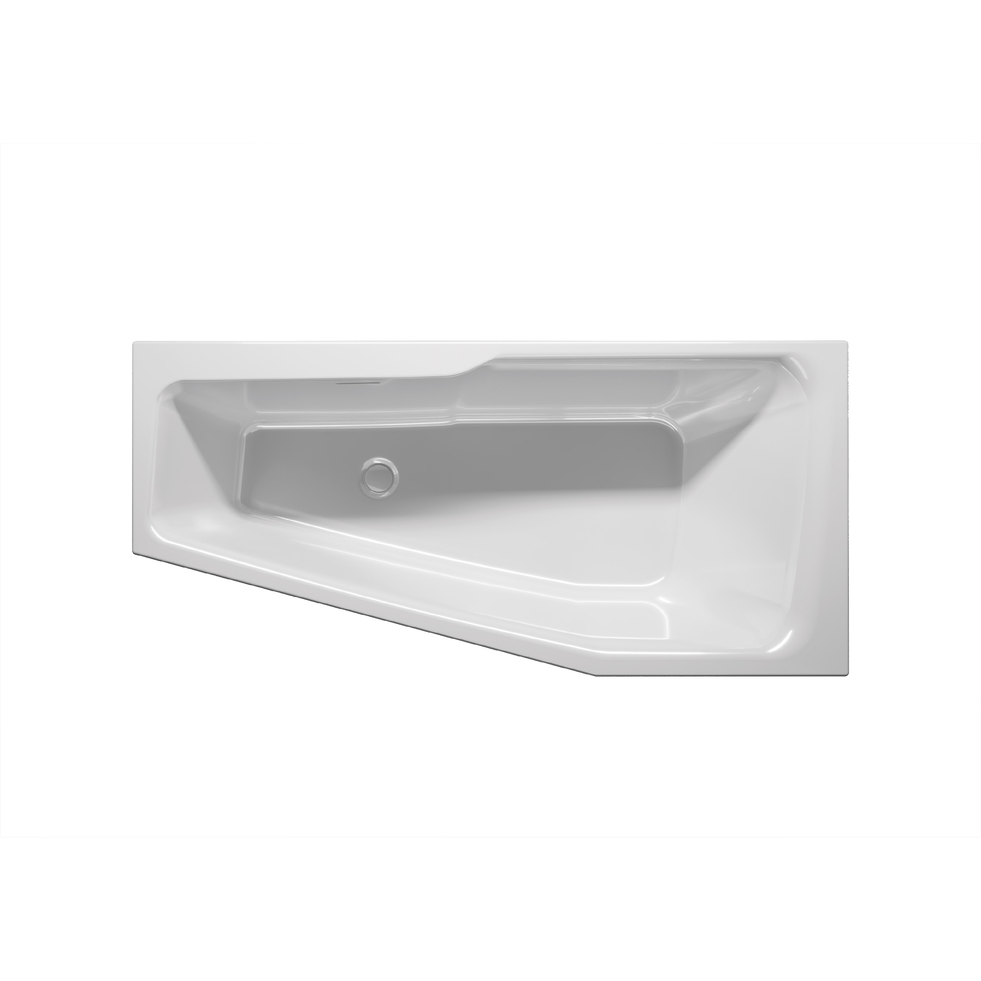 Riho Rethink Space Plug&Play Badewanne mit Verkleidung 160x75 cm linksseitig weiß B112005005