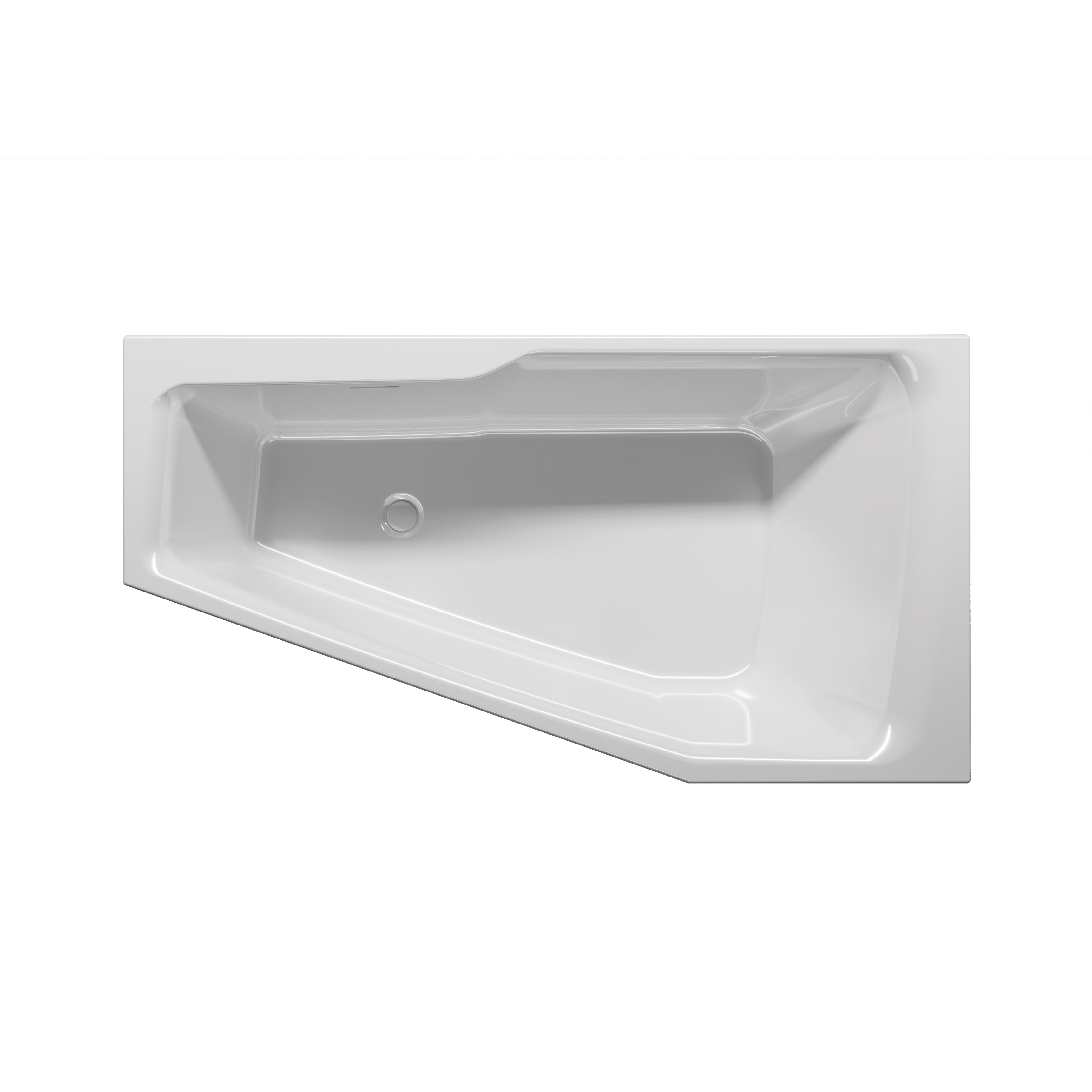 Riho Rethink Space Plug&Play Badewanne mit Verkleidung 170x90 cm linksseitig weiß B114005005