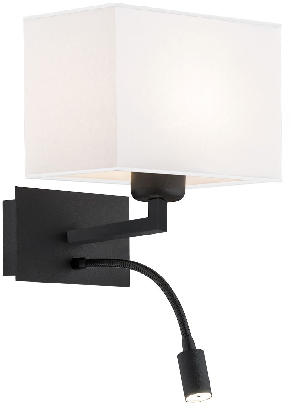 Argon Hilary Leuchter 2x15 W weiß-schwarz 868