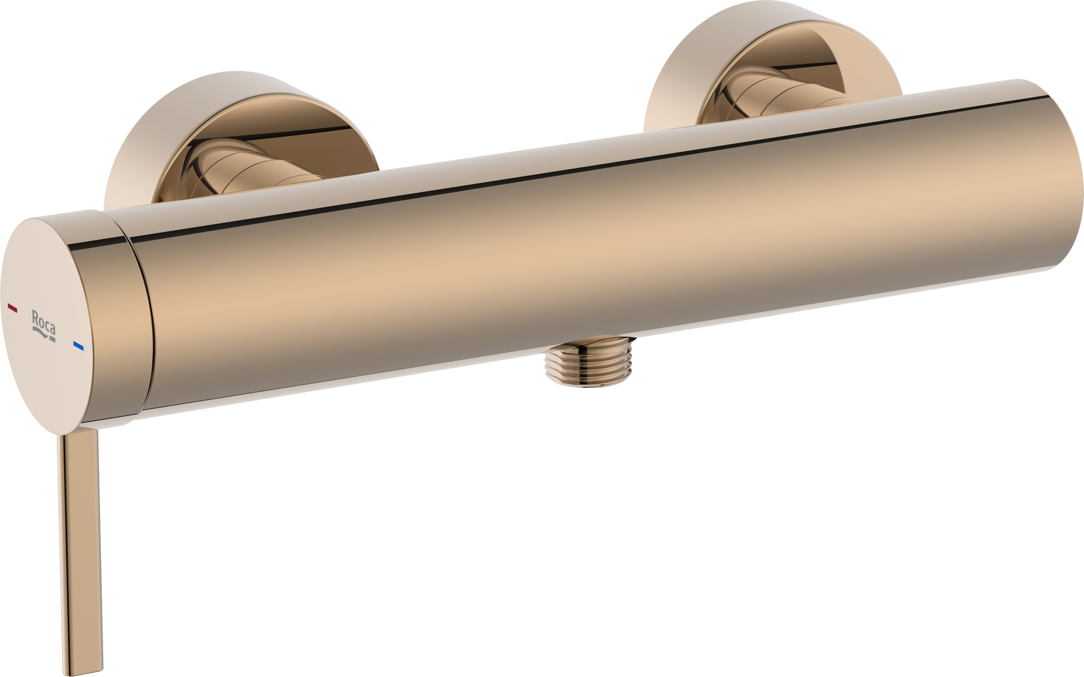 Roca Ona bateria prysznicowa ścienna  Rose Gold A5A219ERG0