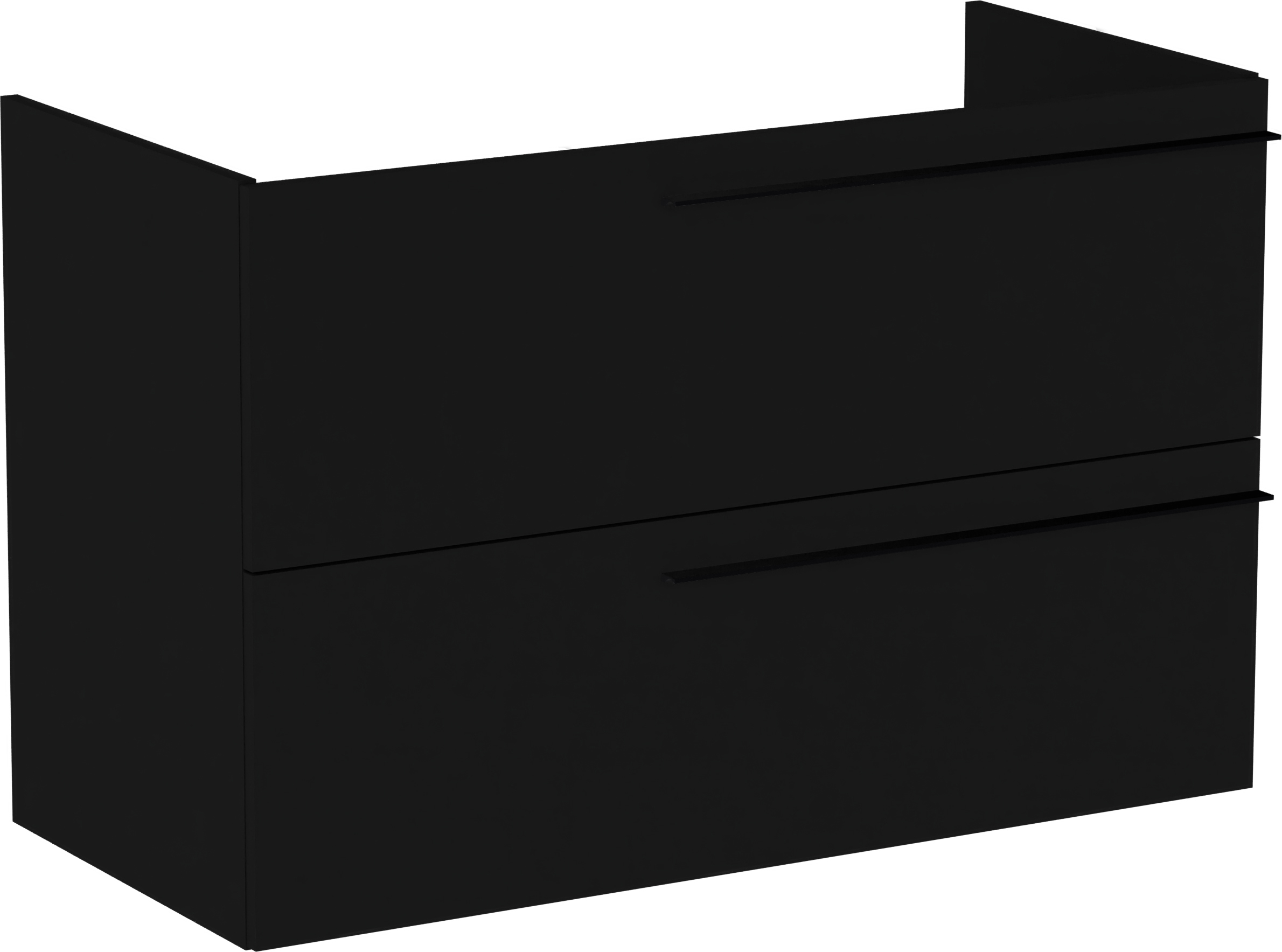 Roca Ella Kabinett 98.5x44.6x63.5 cm Unterschrank hängend schwarz A857771532