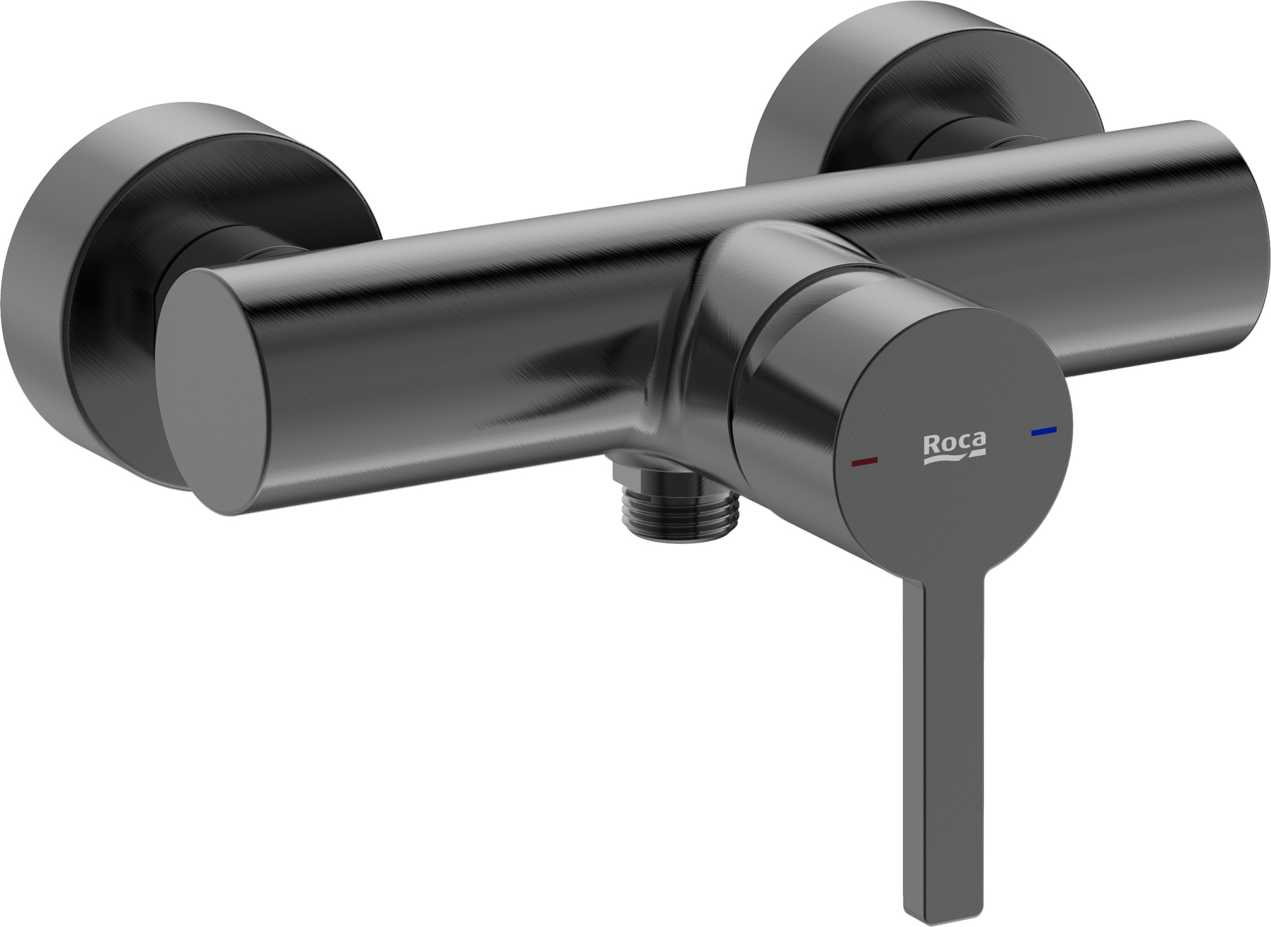 Roca Naia Black Duschbatterie Wandmontage schwarz A5A2196NM0