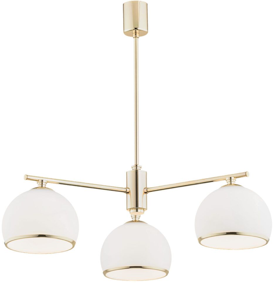 Argon Marbella Deckenlampe 3x15 W messing-opal 1488