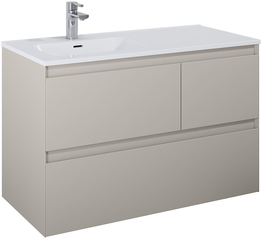 Elita Split Kabinett 100x45.8x63.5 cm Unterschrank hängend beige RE011006157020