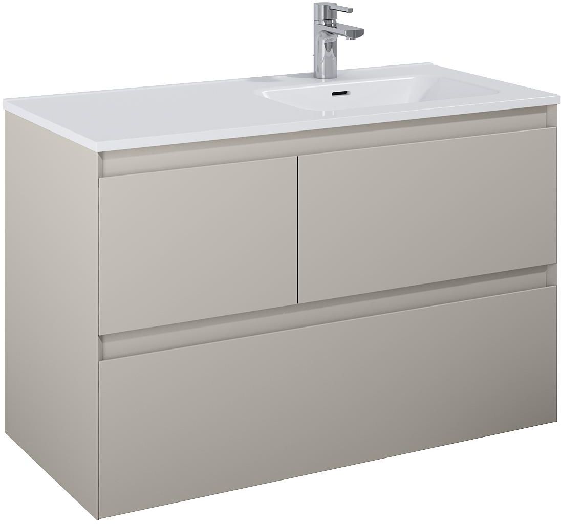 Elita Split Kabinett 100x45.8x63.5 cm Unterschrank hängend beige RE011005157020