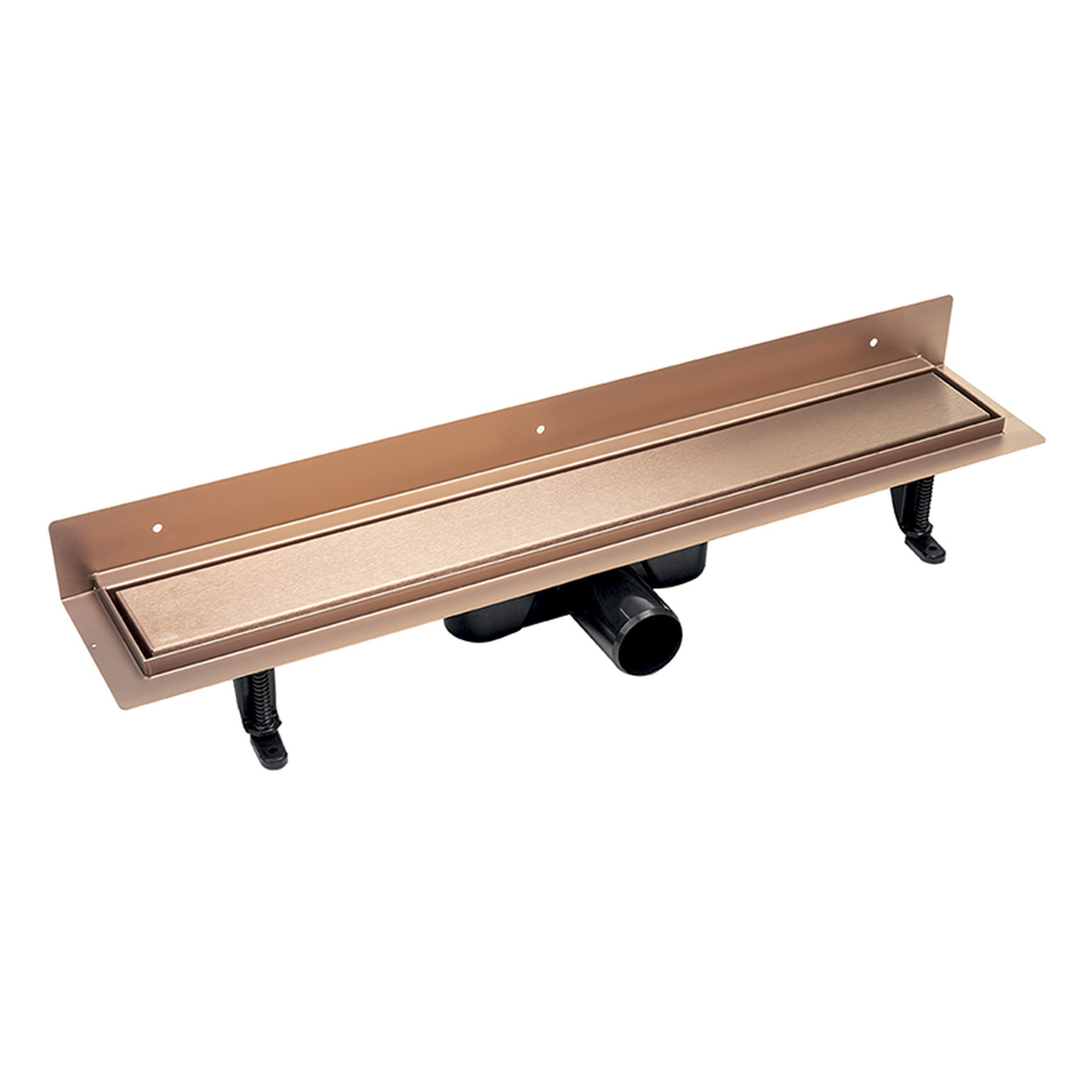 Laveo Basso Linearablauf mit Rost 90 cm gold COB891D