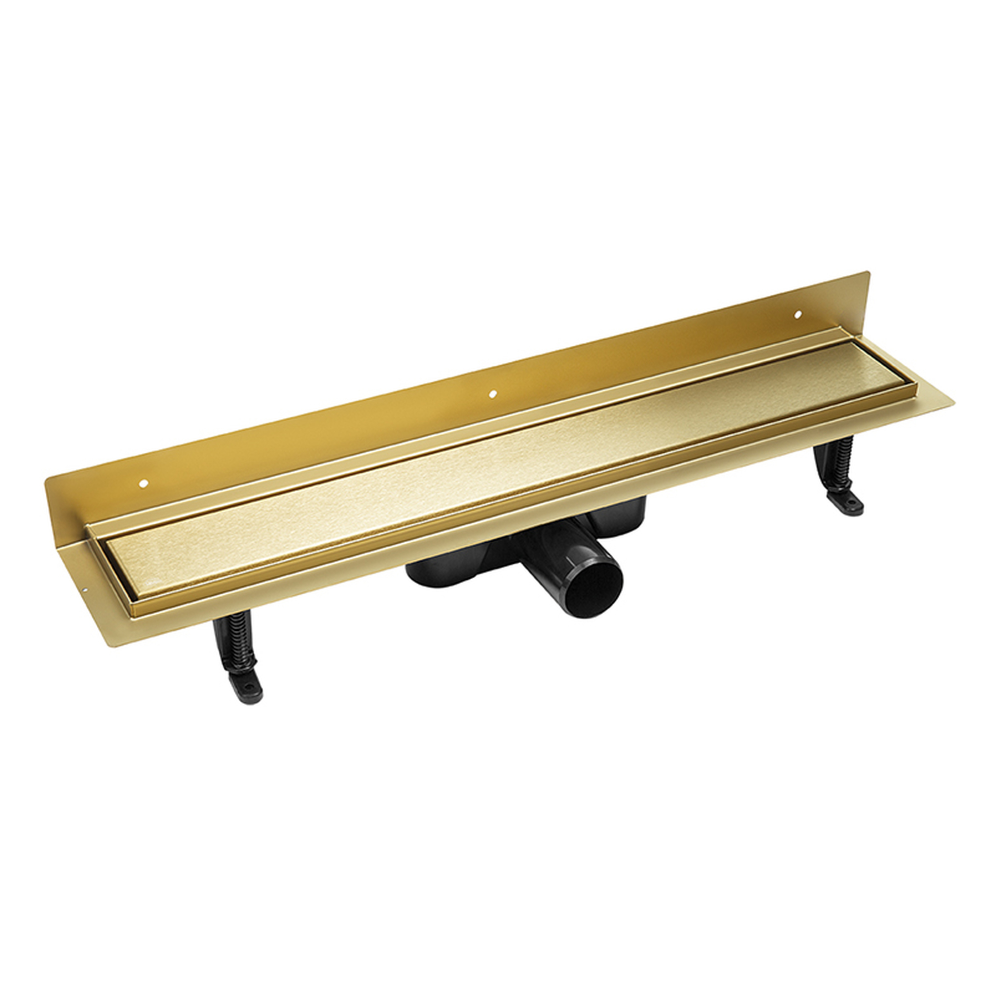 Laveo Basso Linearablauf mit Rost 50 cm gold COBG51D