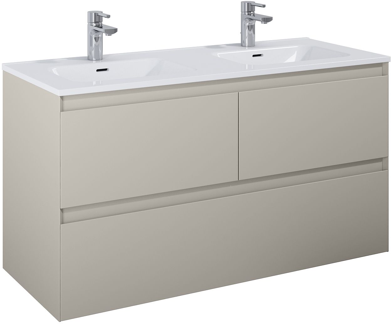 Elita Split Kabinett 120x45.8x63.5 cm Unterschrank hängend beige RE012007157020