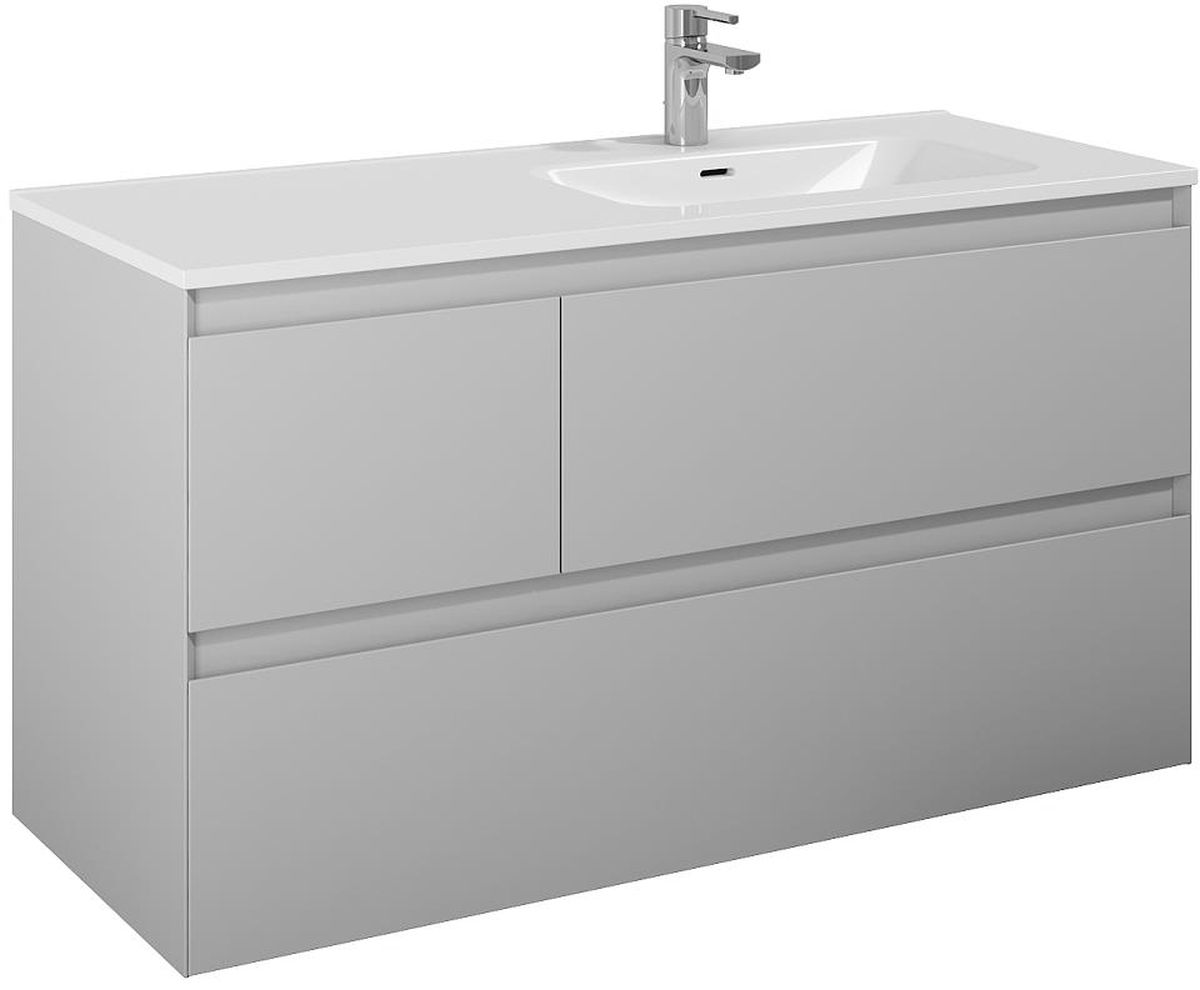 Elita Split Kabinett 120x45.8x63.5 cm Unterschrank hängend beige RE012005157020