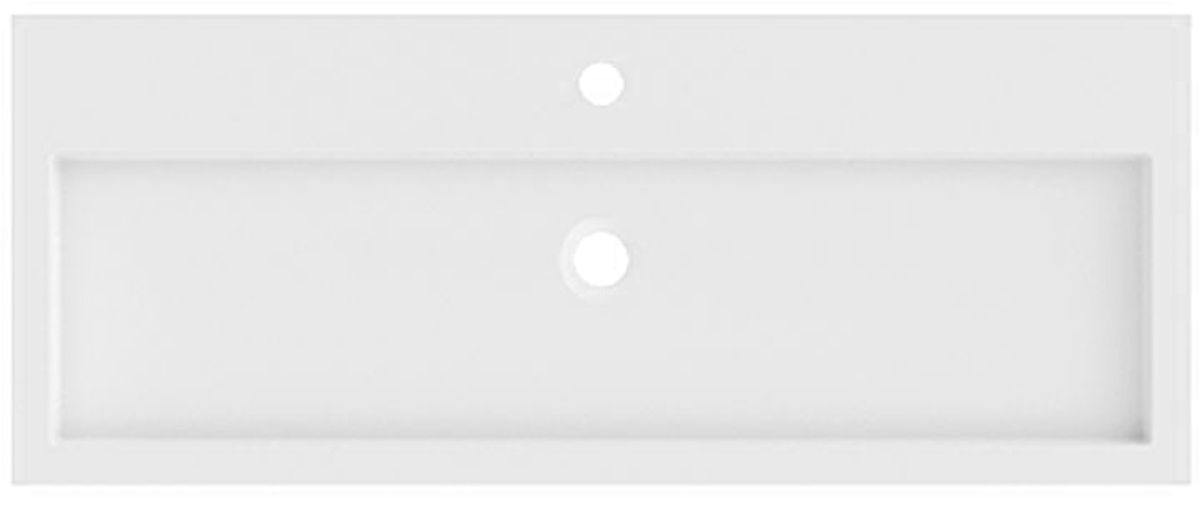 Riho Spring Vow Waschbecken 100.3x40.2 cm rechteckig Klassisch-Möbel weiß W004008105