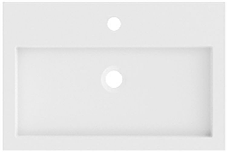 Riho Spring Vow Waschbecken 60.3x40.2 cm rechteckig Klassisch-Möbel weiß W004006105