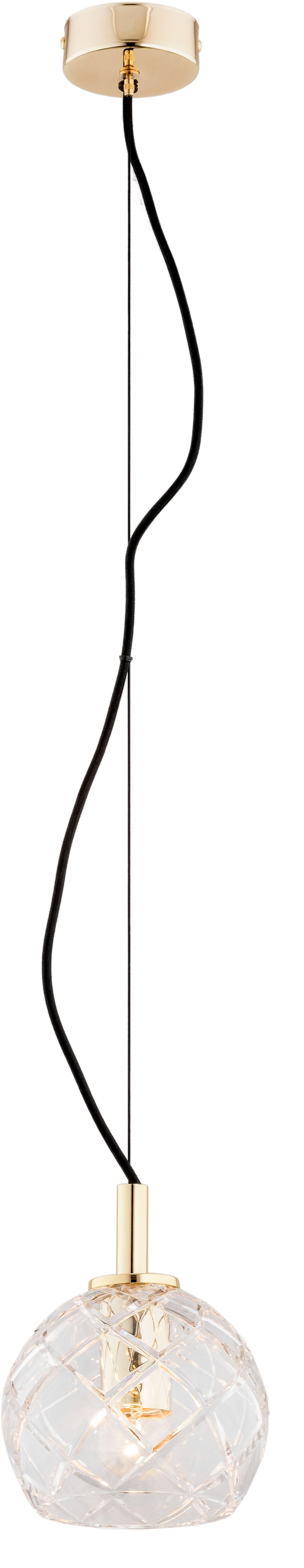 Argon Oviedo Pendelleuchte 1x15 W messing-transparent 4200