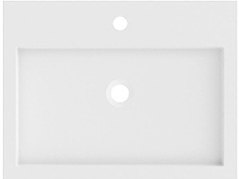 Riho Spring Vow Waschbecken 60.3x46.2 cm rechteckig Klassisch-Möbel weiß W004001105
