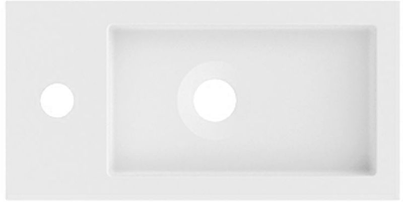 Riho Spring Vow Waschbecken 40.5x20.5 cm rechteckig Klassisch-Möbel weiß W004011105