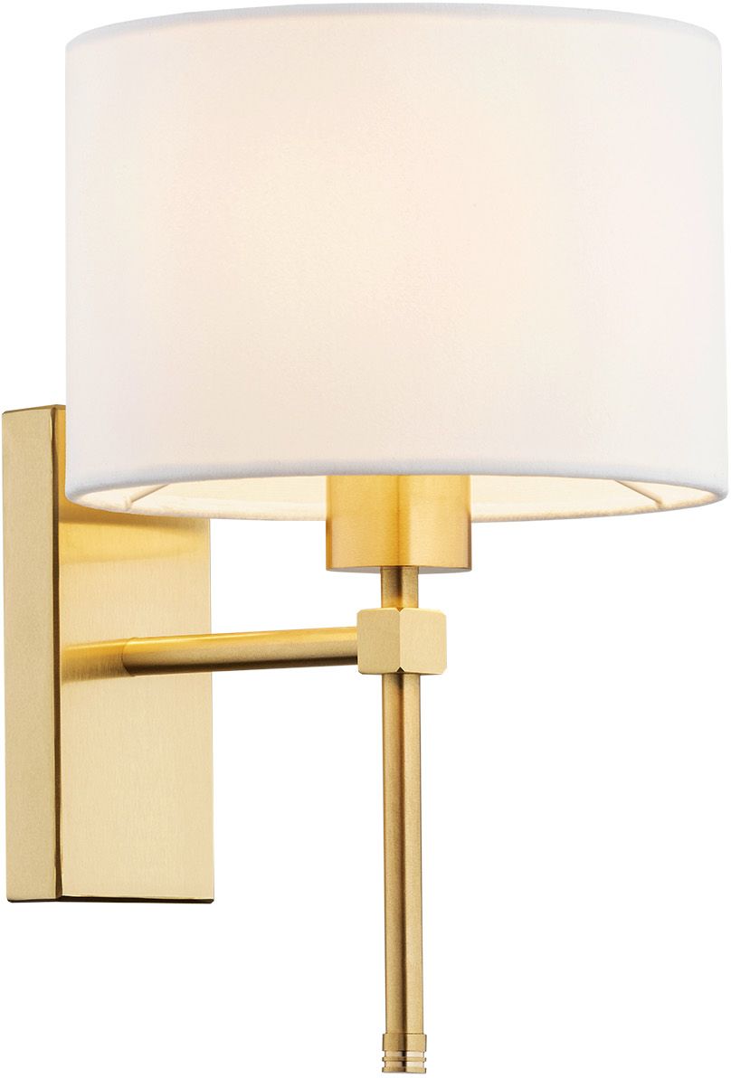 Argon Abbano Leuchter 1x15 W weiß-messing 8048