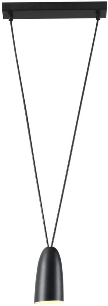 MaxLight Sistema Pendelleuchte 1x40 W schwarz P0400