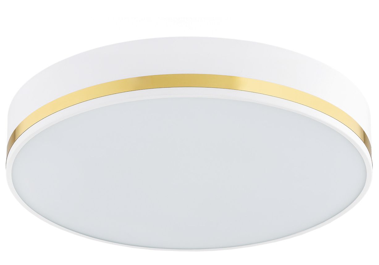 Argon Amore Decke 2x15 W weiß-gold 7035