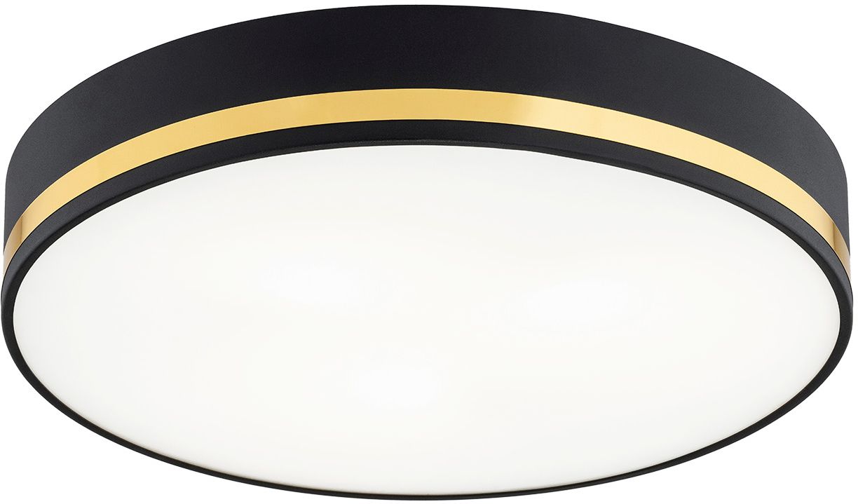 Argon Amore Decke 2x15 W schwarz-gold 7041