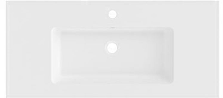 Riho Spring Dew Waschbecken 100x46 cm rechteckig Möbel weiß W003003105