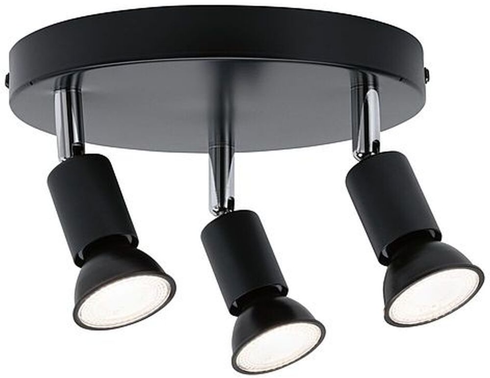 Paulmann Carolina Deckenlampe 3x10 W chrom-anthrazit 66752