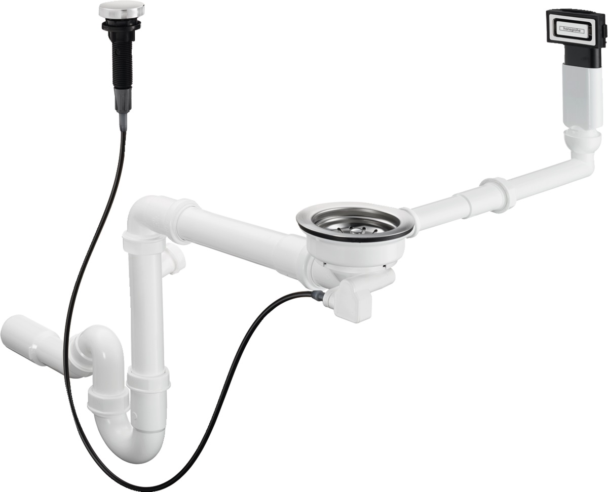 Hansgrohe D16 Siphon- und Überlaufgarnitur 43937000