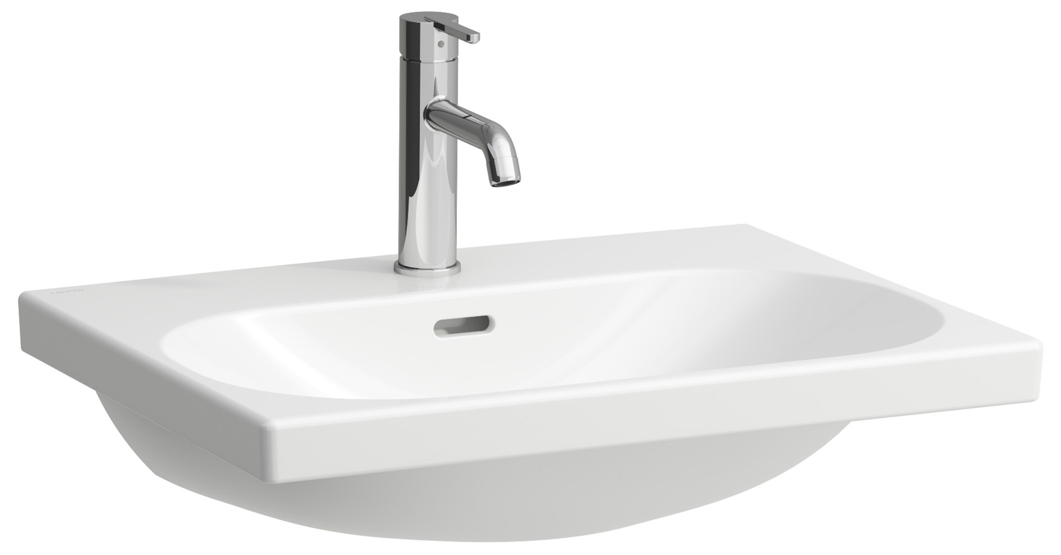 Laufen Lua Waschbecken 60x46 cm rechteckig Klassisch weiß H8160830001041
