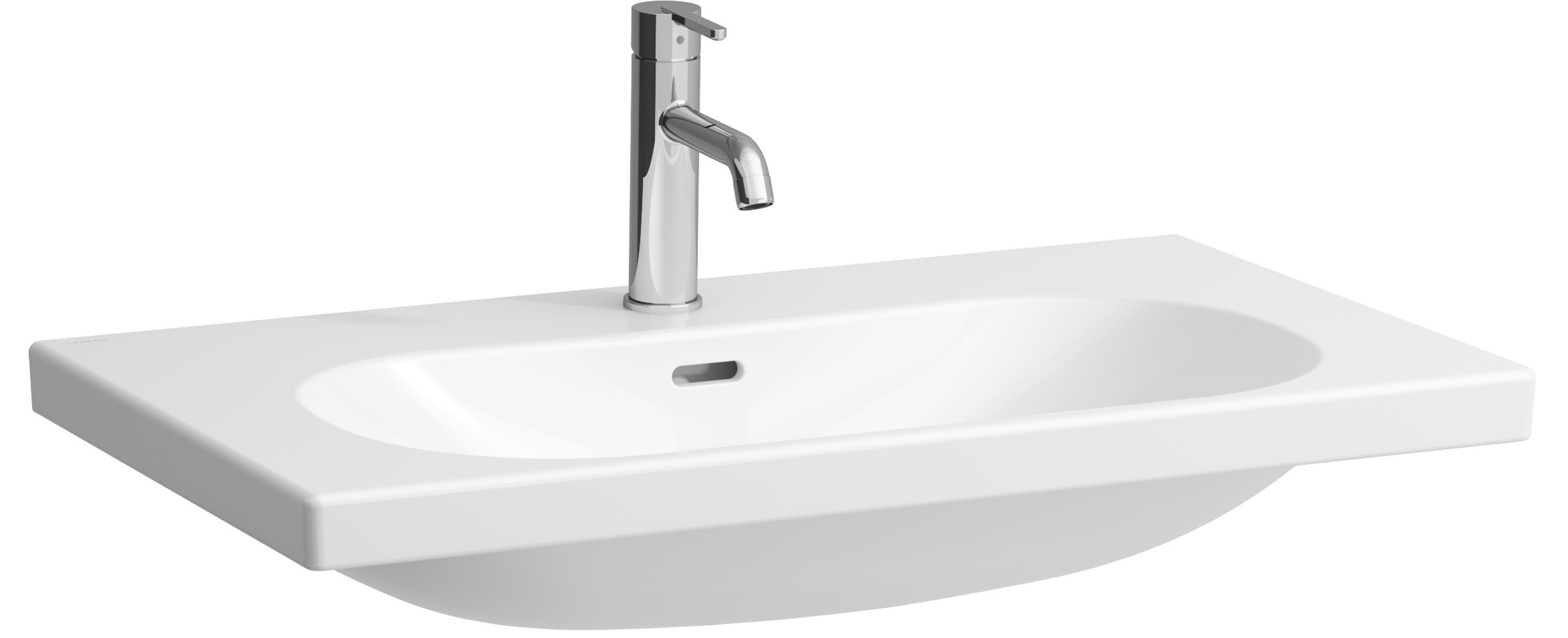 Laufen Lua Waschbecken 80x46 cm rechteckig Klassisch weiß H8160870001041
