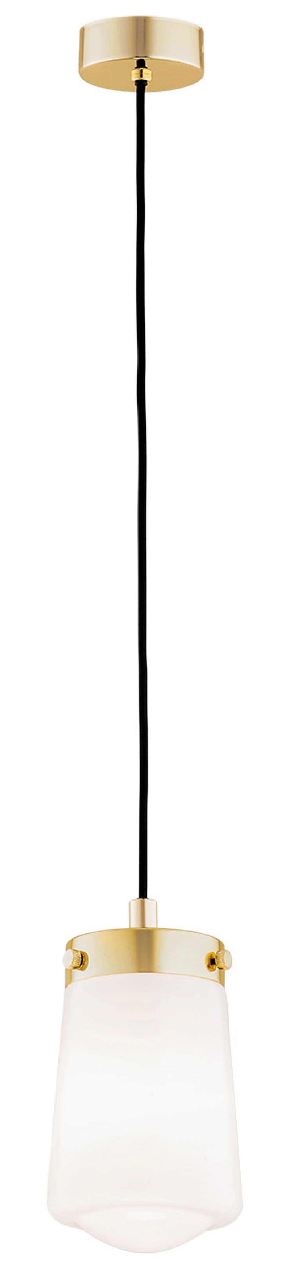 Argon Pasadena Pendelleuchte 1x15 W messing-opal 8004